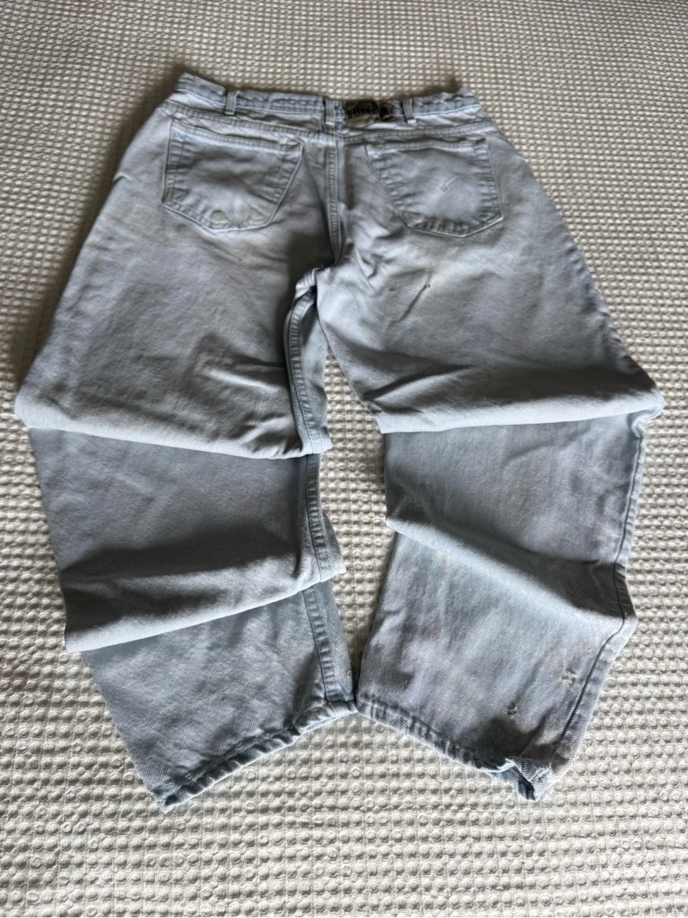 Rare Vintage Silver Tab Levi’s Jeans Light Wash Denim Shorts great quality denim - Picture 6 of 14